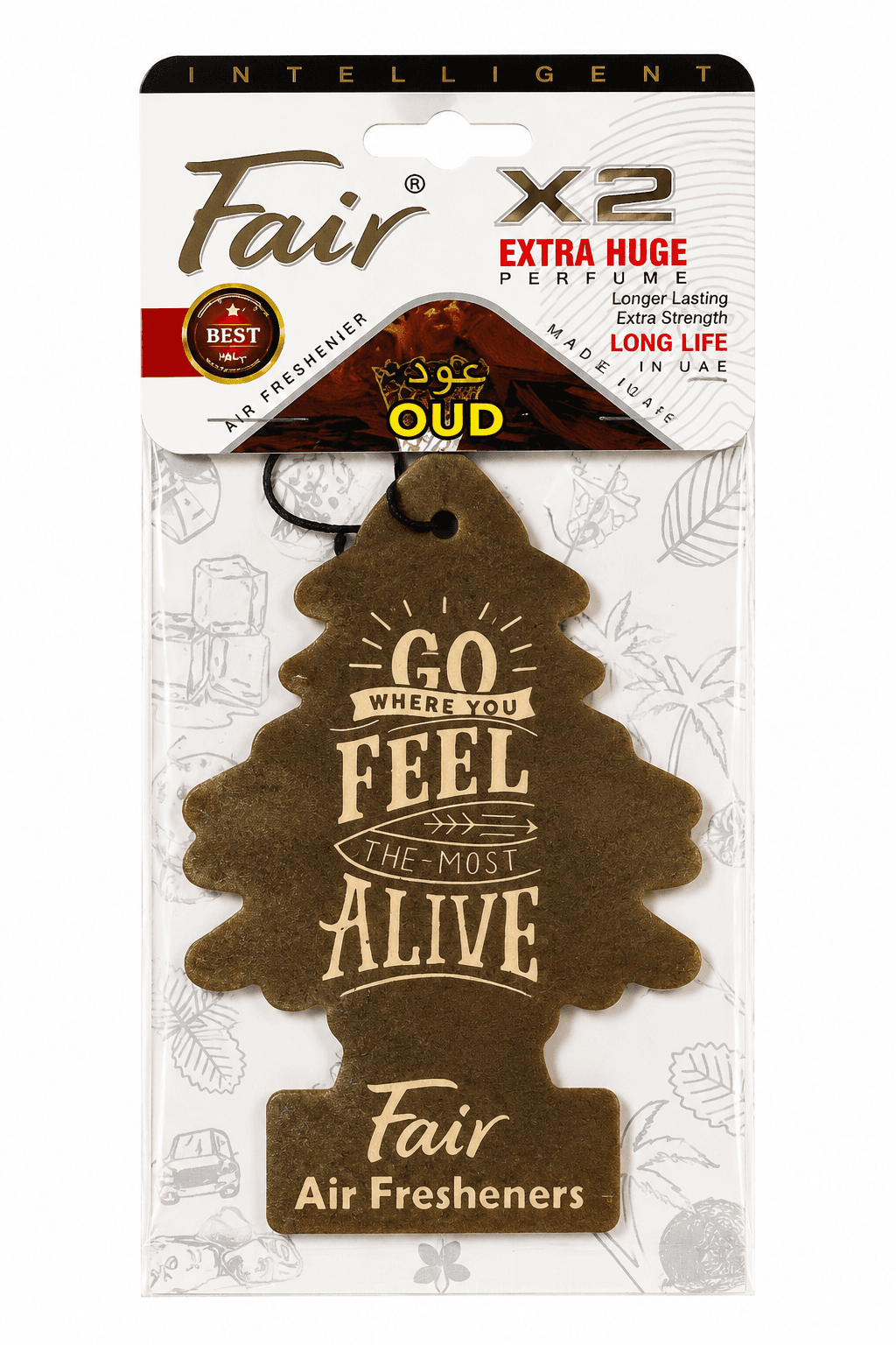 Large X2 Air Freshener Oud