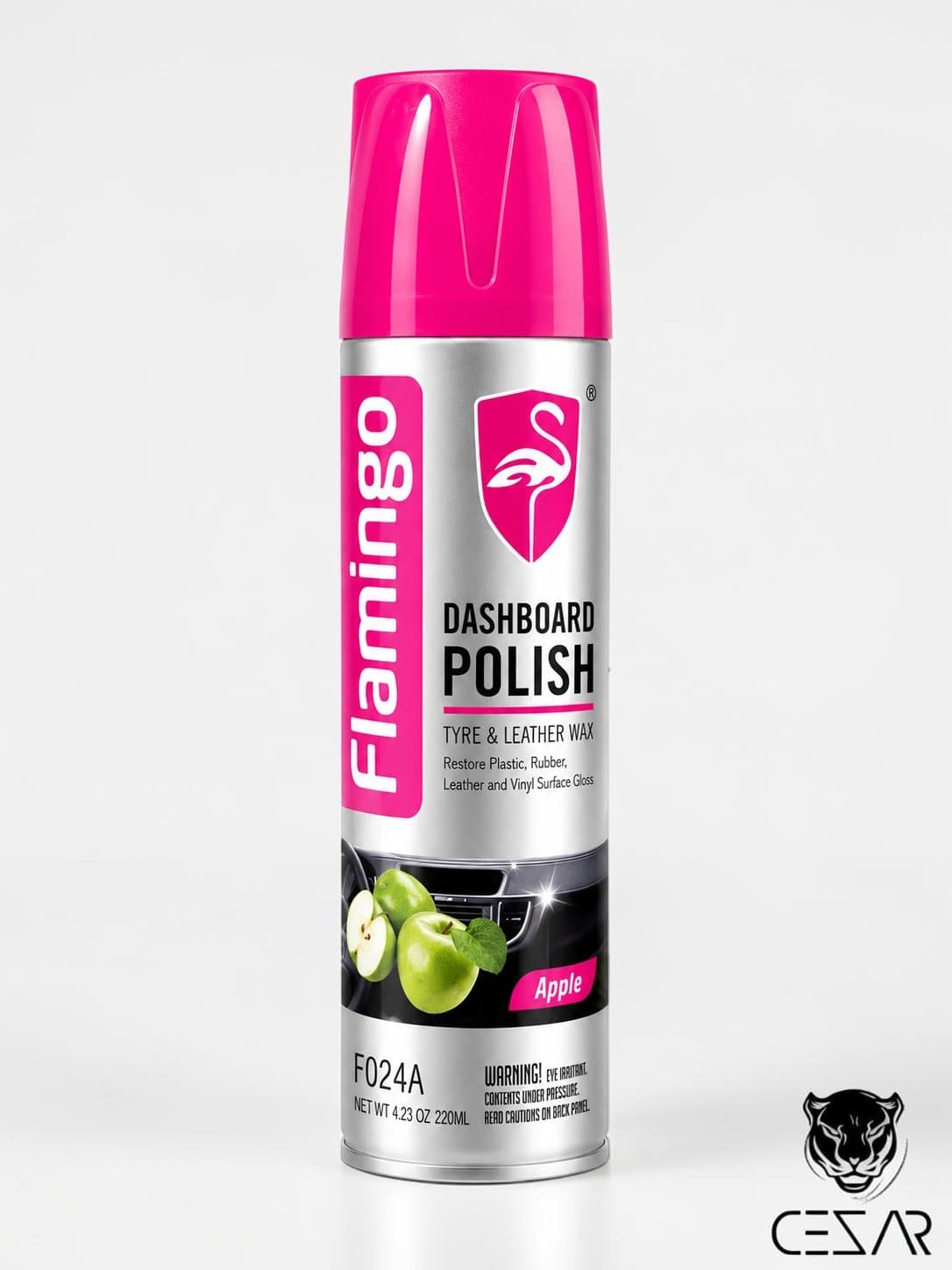 Flamingo Dashboard Polish Apple - Small 220 ml.