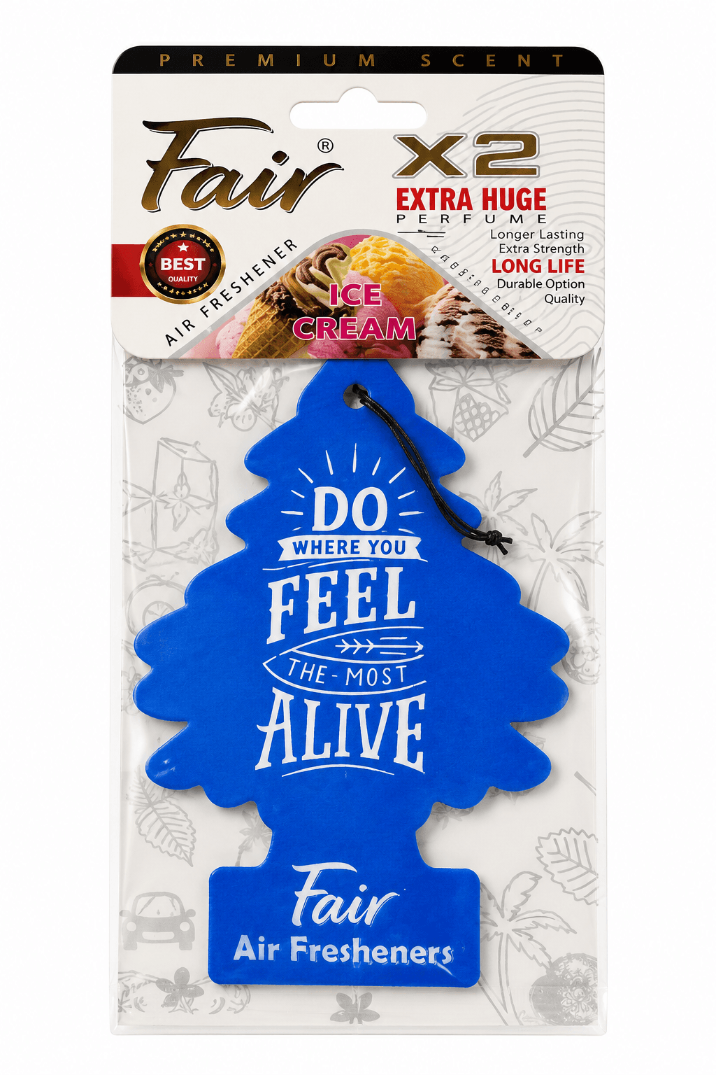 Large X2 Air Freshener Ice Cream